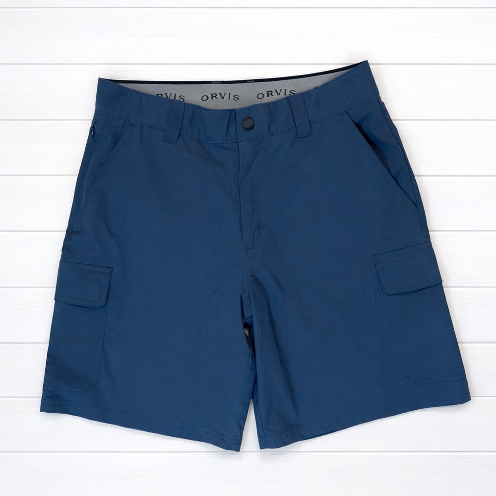 Orvis Men's Deep Blue Cargo Shorts